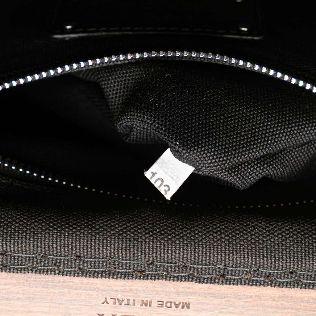 Prada Canvas Wood Handle Canapa Logo Satchel - Detail 2