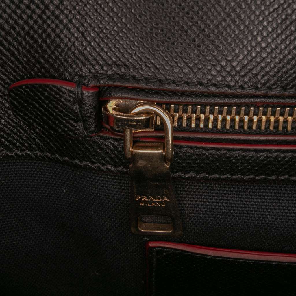 Prada Bicolor Saffiano and City Calf Tote - Detail 2