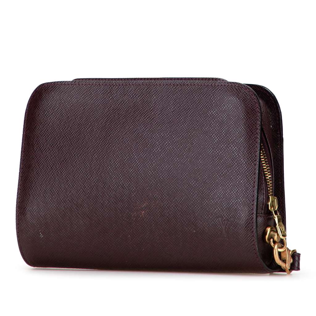 Louis Vuitton Taiga Pochette Baikal - Back view