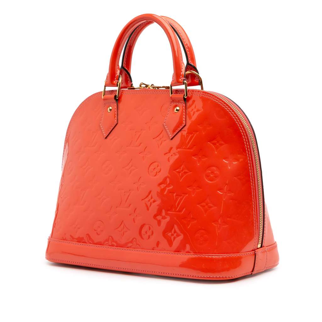 Louis Vuitton Monogram Vernis Alma PM - Back view