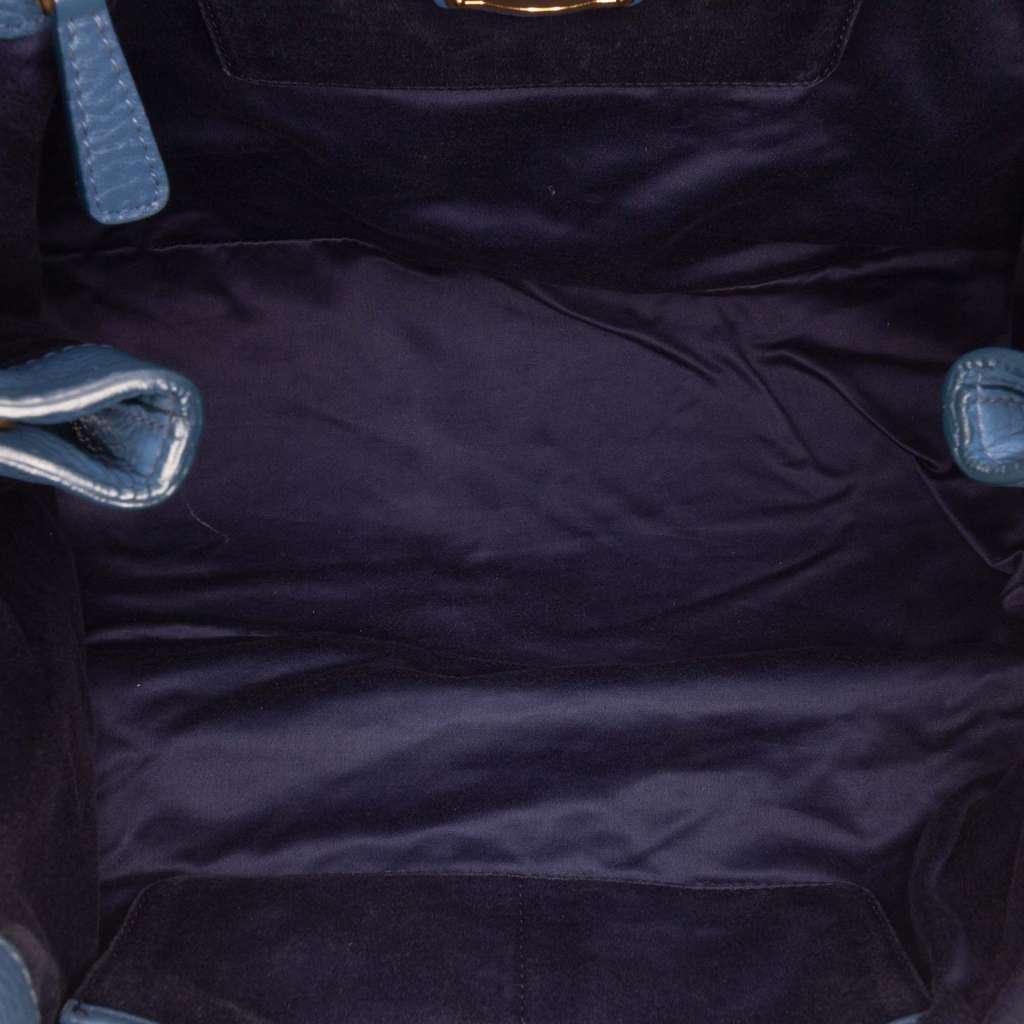 Miu Miu Pebbled Leather Convertible Tote - 4