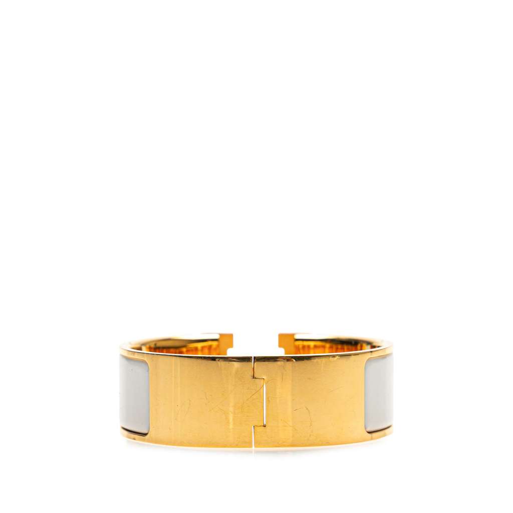 Hermès Wide Enamel Clic Clac H Bracelet PM - 3