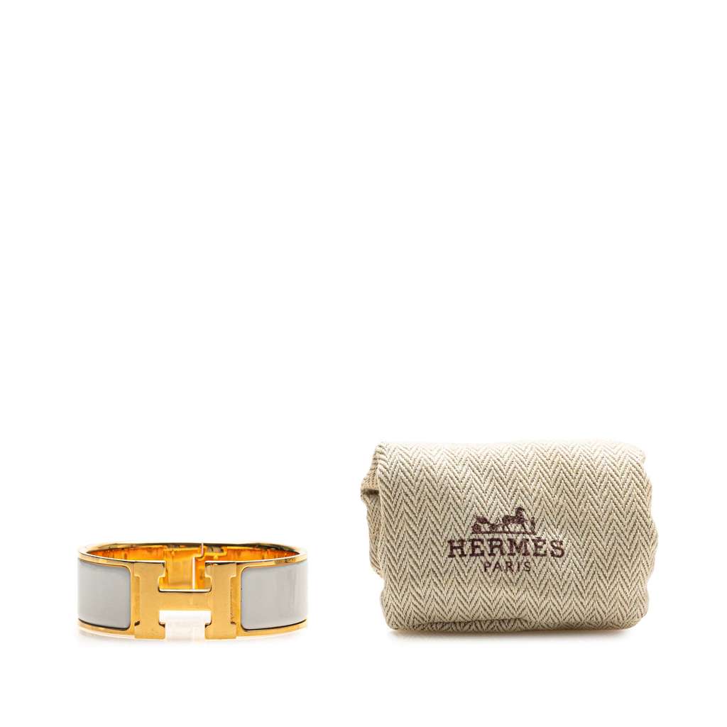 Hermès Wide Enamel Clic Clac H Bracelet PM - 5