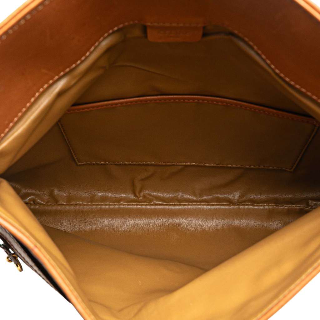 Celine Macadam Coated Canvas Clutch - 4