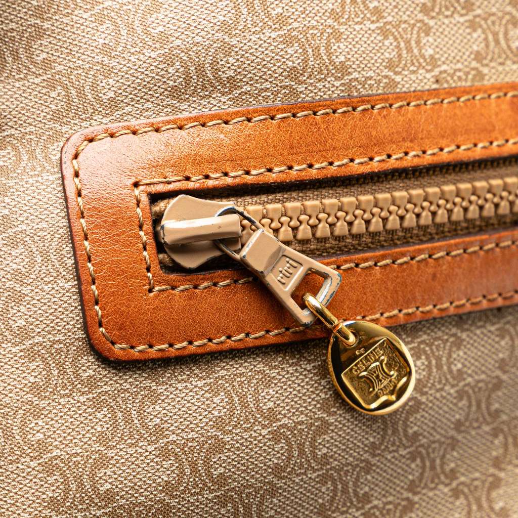 Celine Macadam Coated Canvas Clutch - Image 10