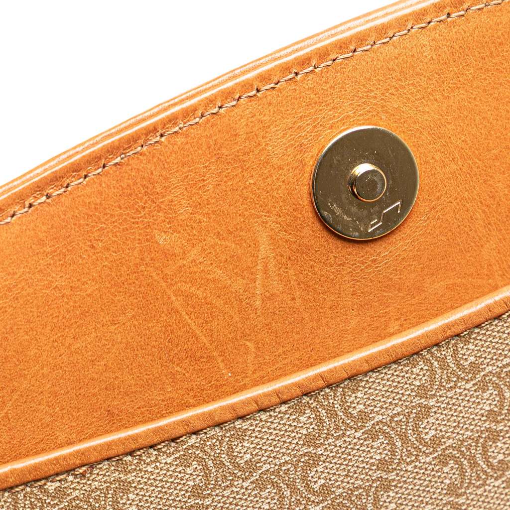 Celine Macadam Coated Canvas Clutch - Image 11