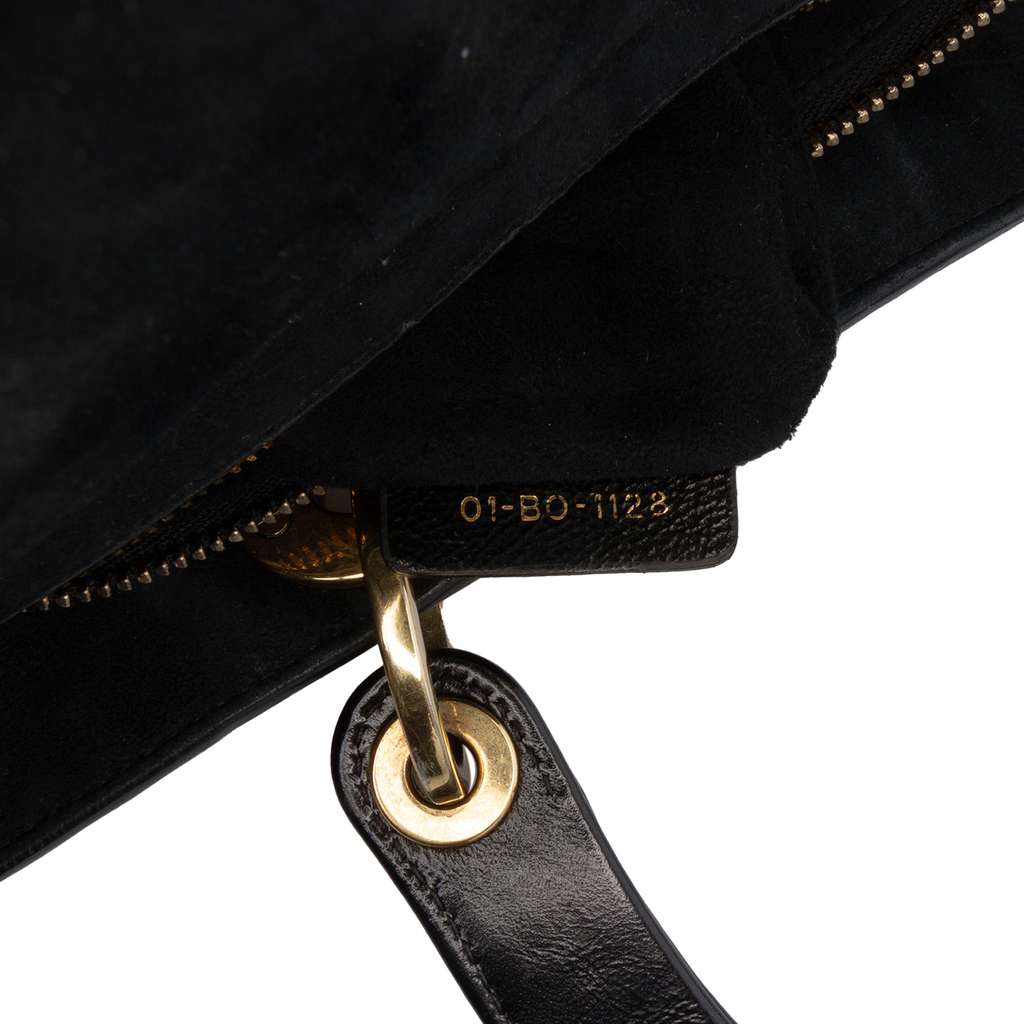 Dior Large Crinkled Patent Cannage Lady Dior - Detail 1