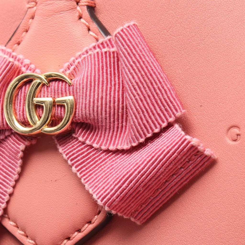 Gucci Leather GG Ribbon Satchel - 5