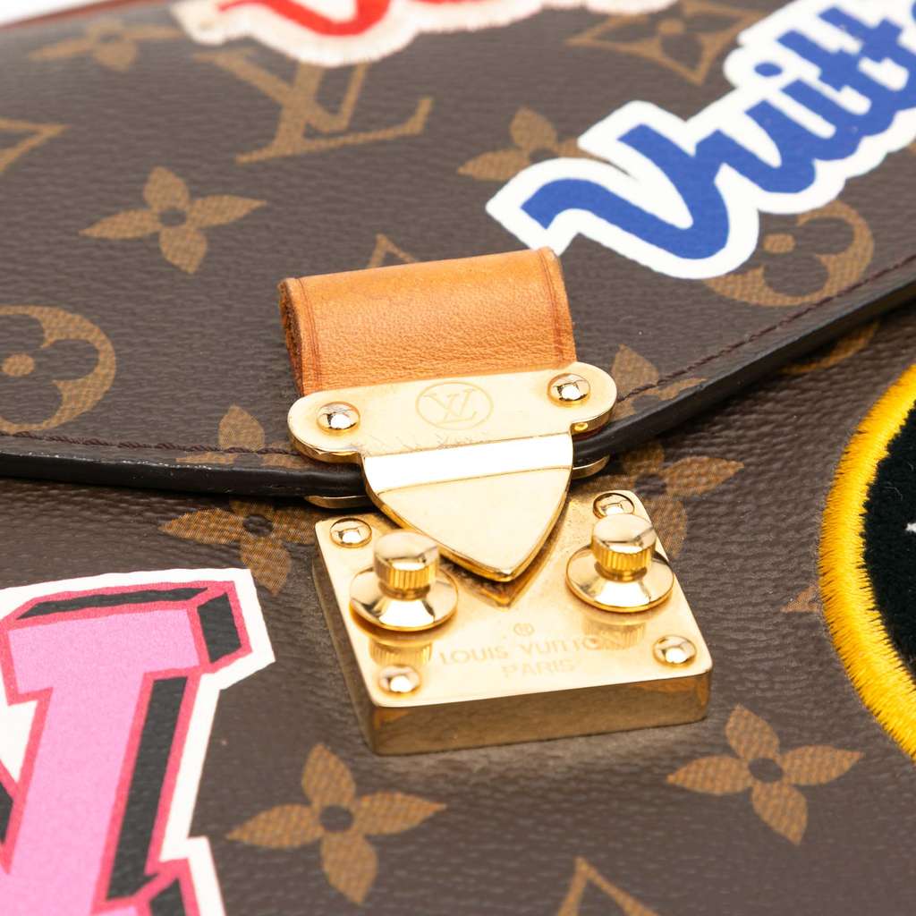 Louis Vuitton Monogram Patches Pochette Metis - Side view