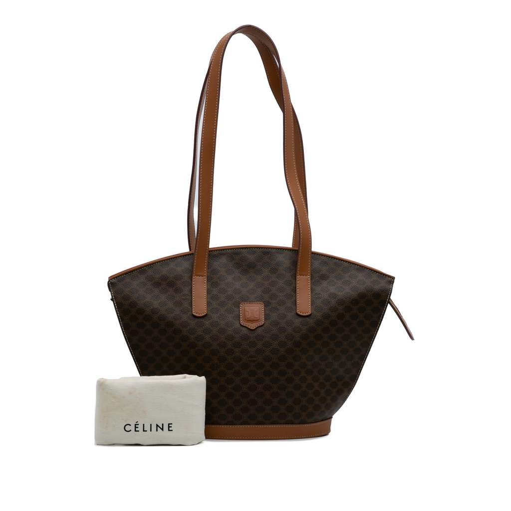 Celine Macadam Coated Canvas Shoulder Bag - Image 14