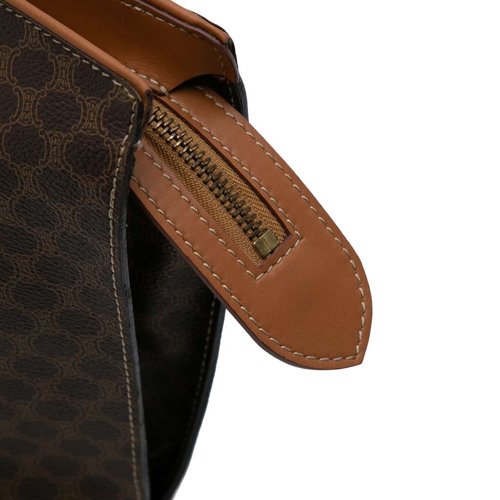 Celine Macadam Coated Canvas Shoulder Bag - Image 10