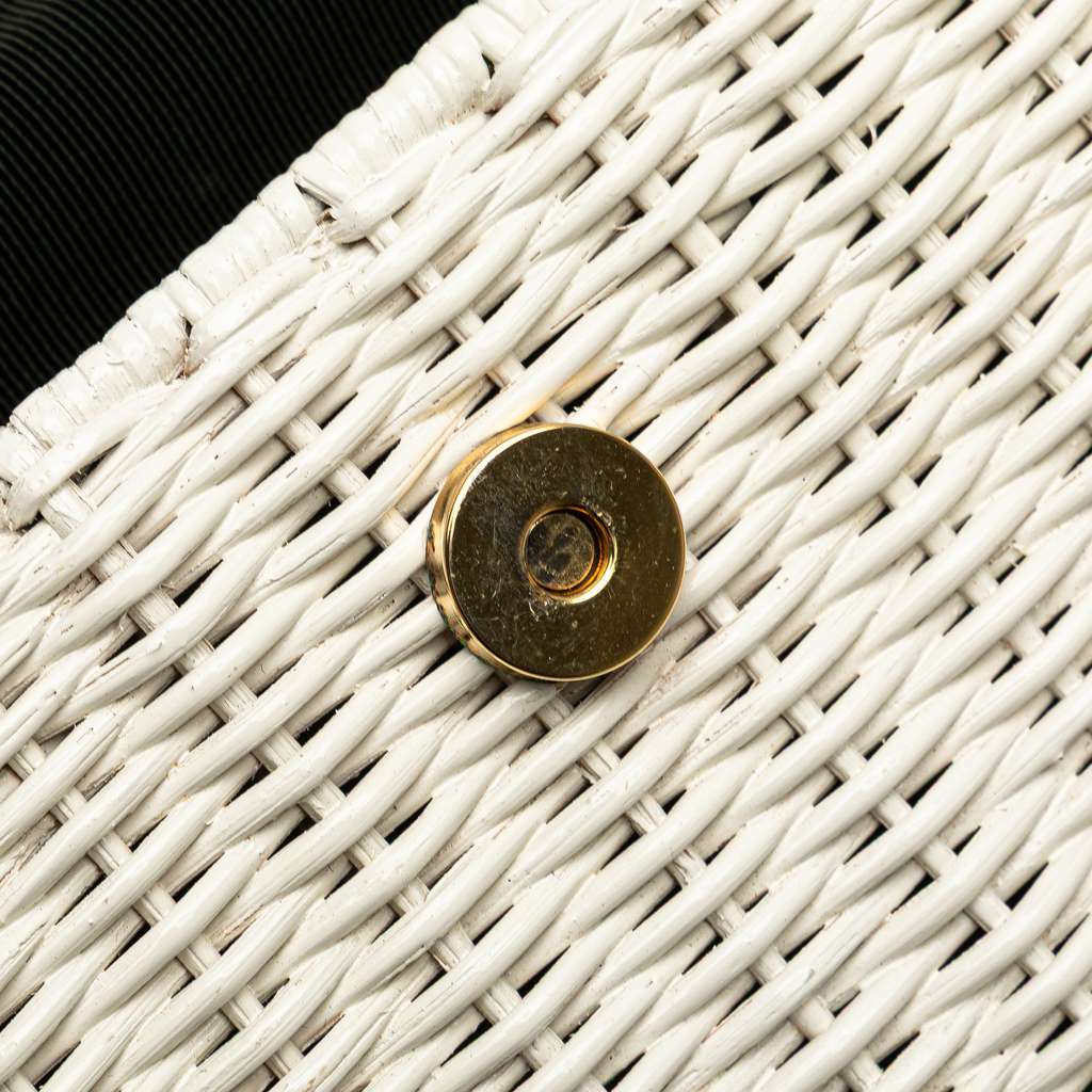 Salvatore Ferragamo Straw Gancini Handbag - Detail 2