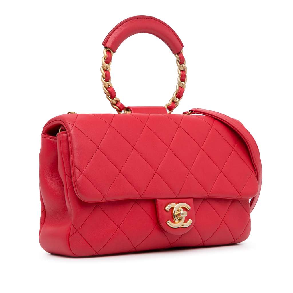 Chanel Medium Lambskin In The Loop Flap - 2
