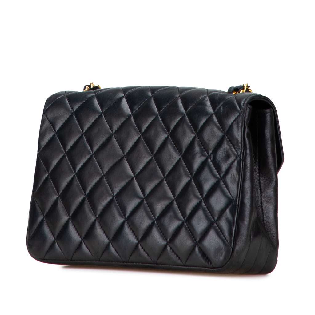 Chanel Quilted Lambskin Half Moon Single Flap - 2