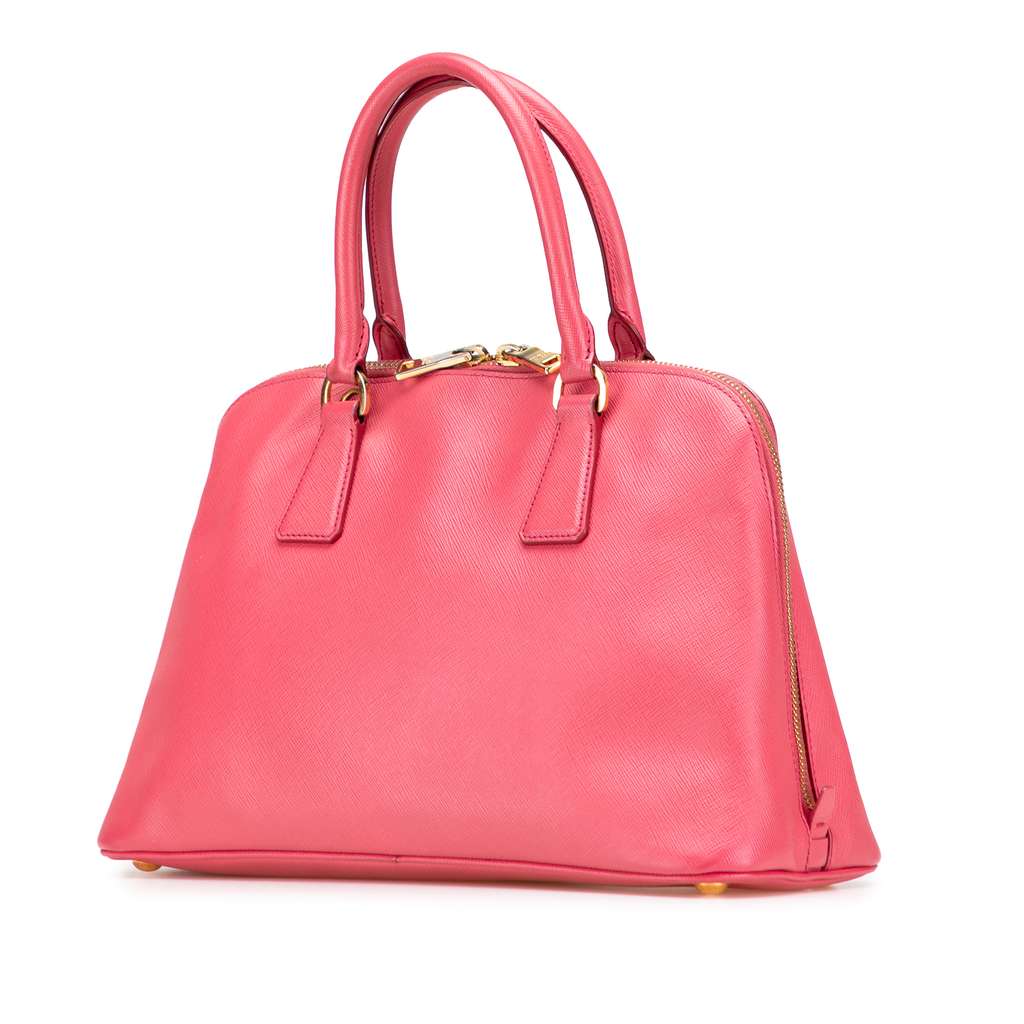 Prada Medium Saffiano Lux Promenade Satchel - Back view