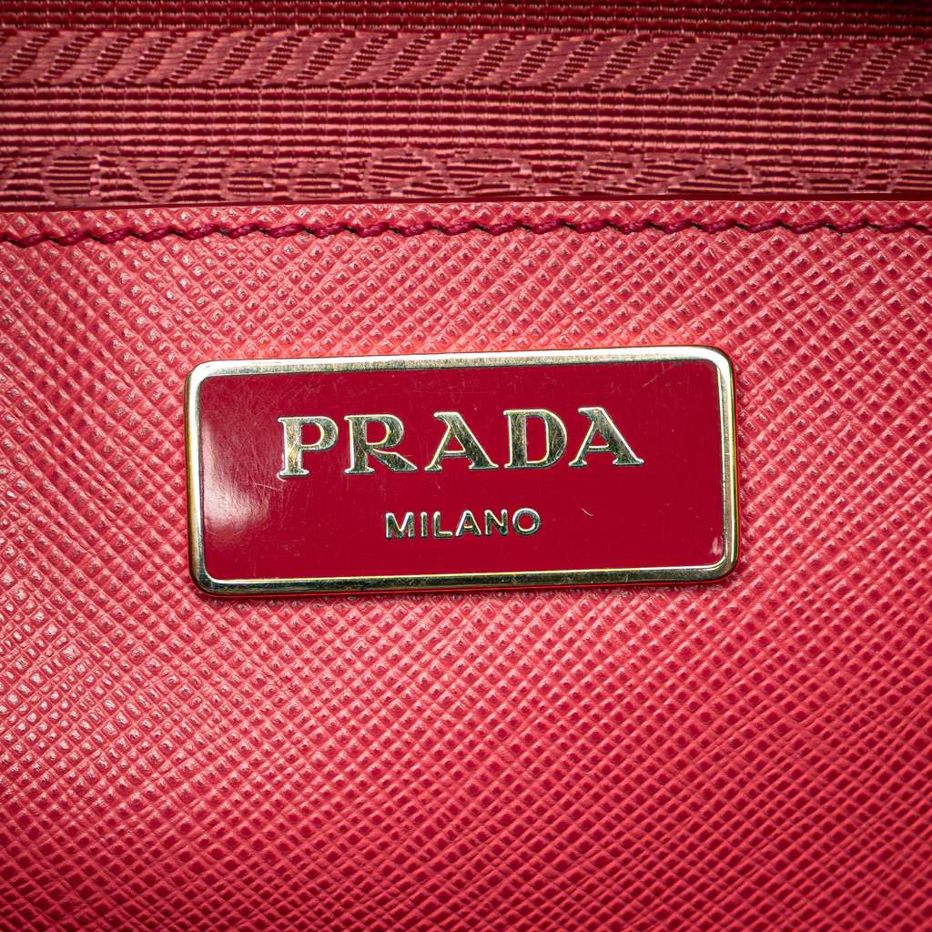 Prada Medium Saffiano Lux Promenade Satchel - Side view