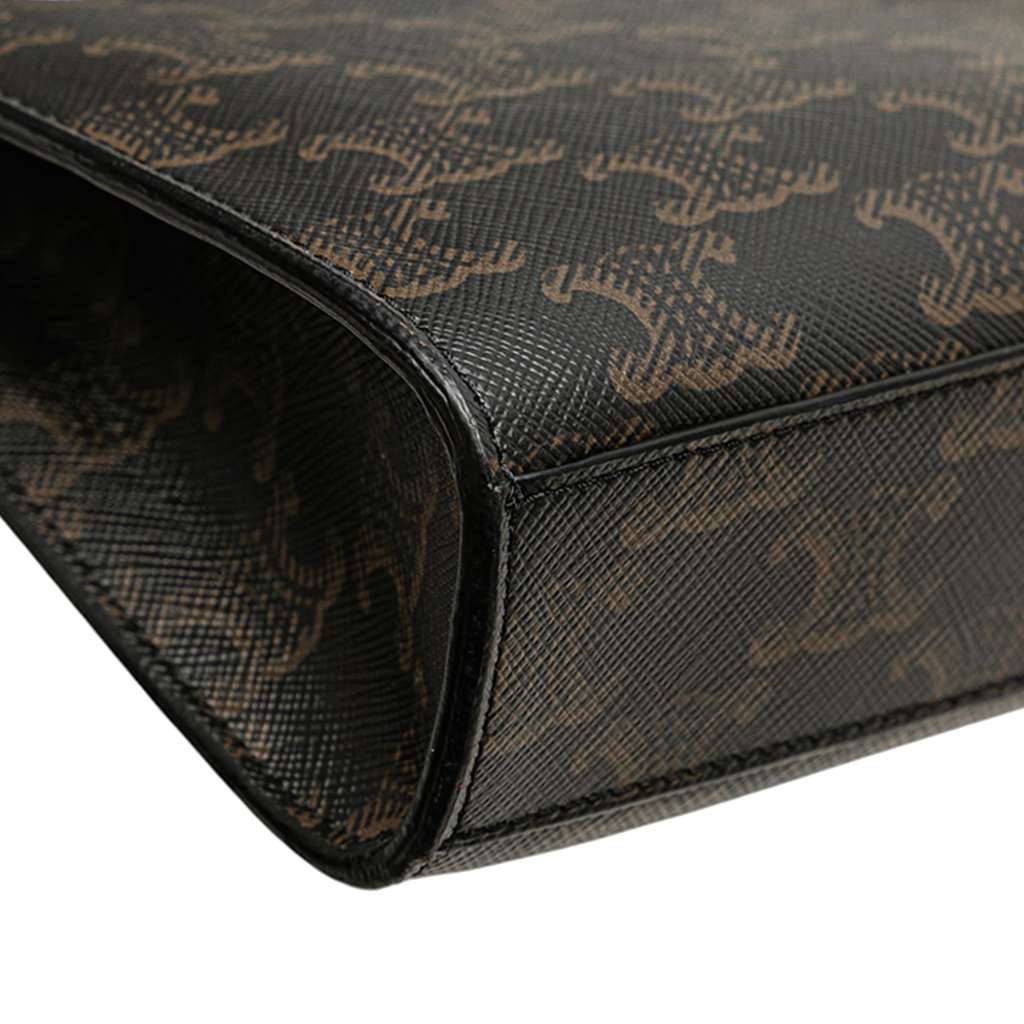 Celine Mini Triomphe Coated Canvas Vertical Cabas Satchel - Detail 2