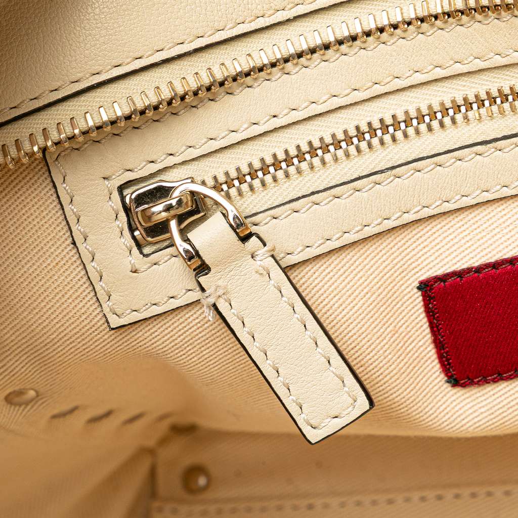 Valentino Mini Leather Rockstud Double Handle Tote - Detail 1