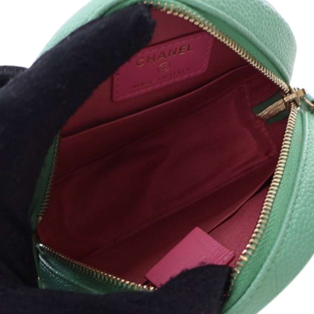 Chanel Tricolor Caviar CC Filigree Round Crossbody - 5