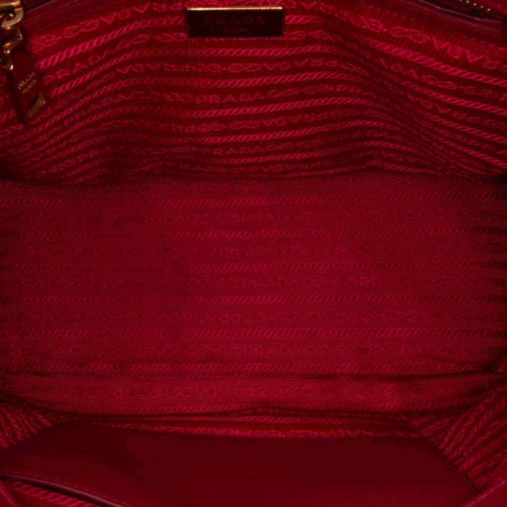 Prada Small Saffiano Lux Galleria Double Zip Satchel - 4