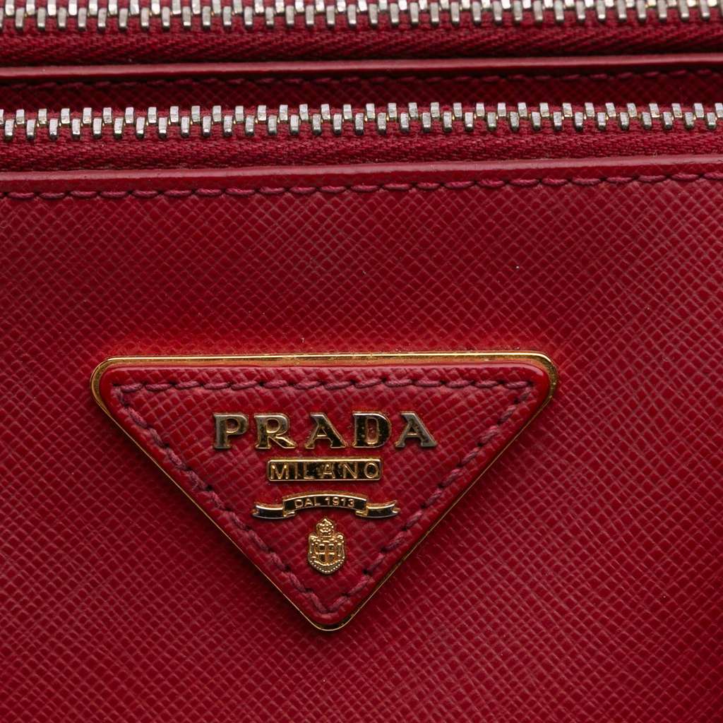 Prada Small Saffiano Lux Galleria Double Zip Satchel - 5
