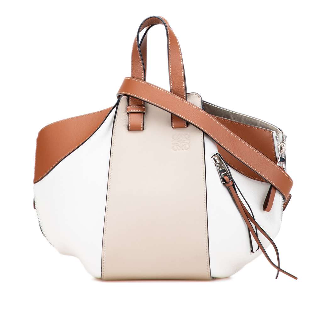 Loewe Small Tricolor Leather Hammock Satchel