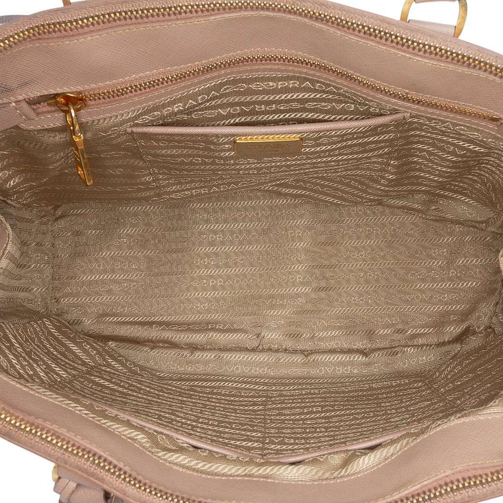 Prada Medium Saffiano Lux Galleria Double Zip Tote - 4