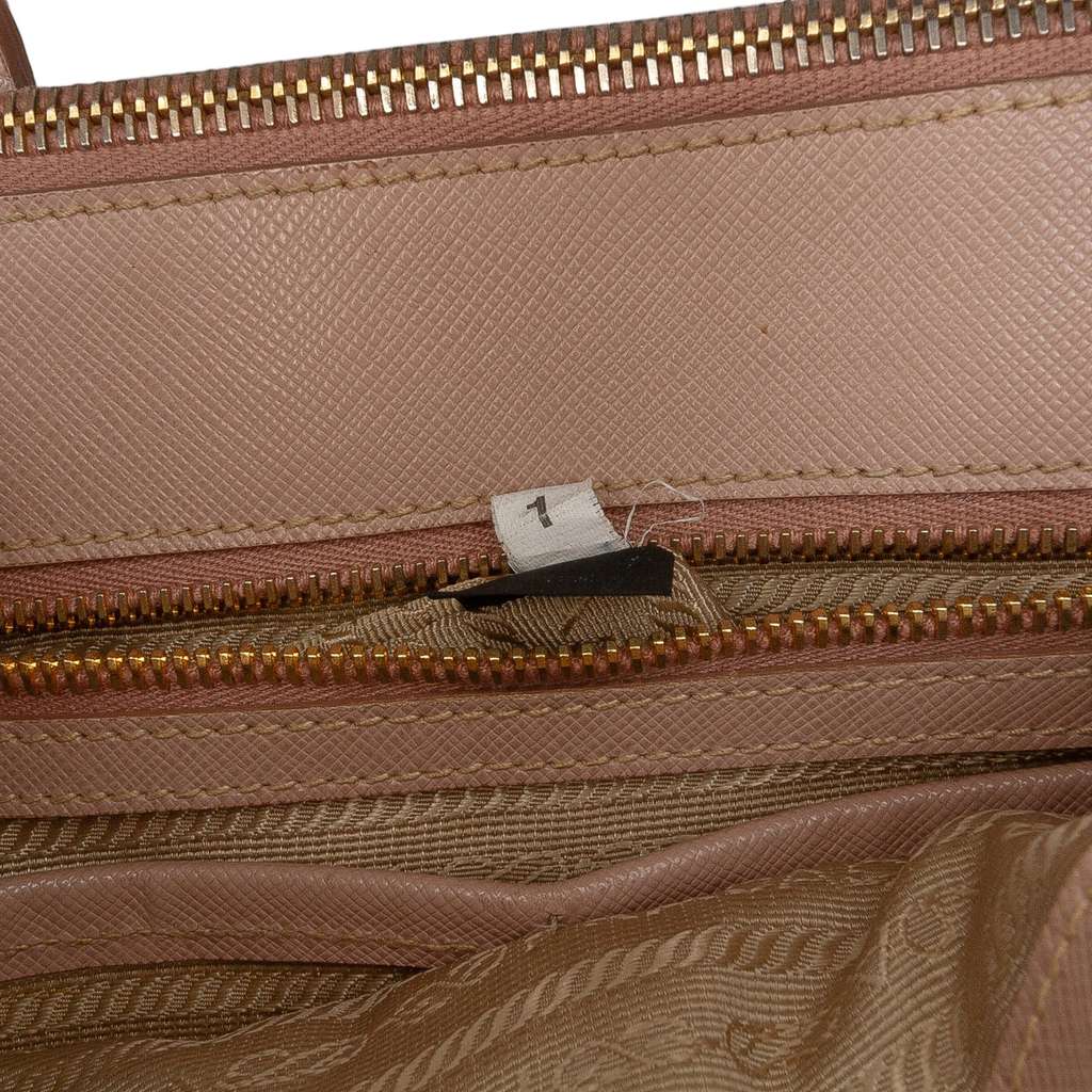 Prada Medium Saffiano Lux Galleria Double Zip Tote - Detail 1