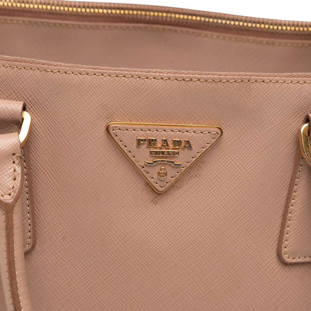 Prada Medium Saffiano Lux Galleria Double Zip Tote - Image 10