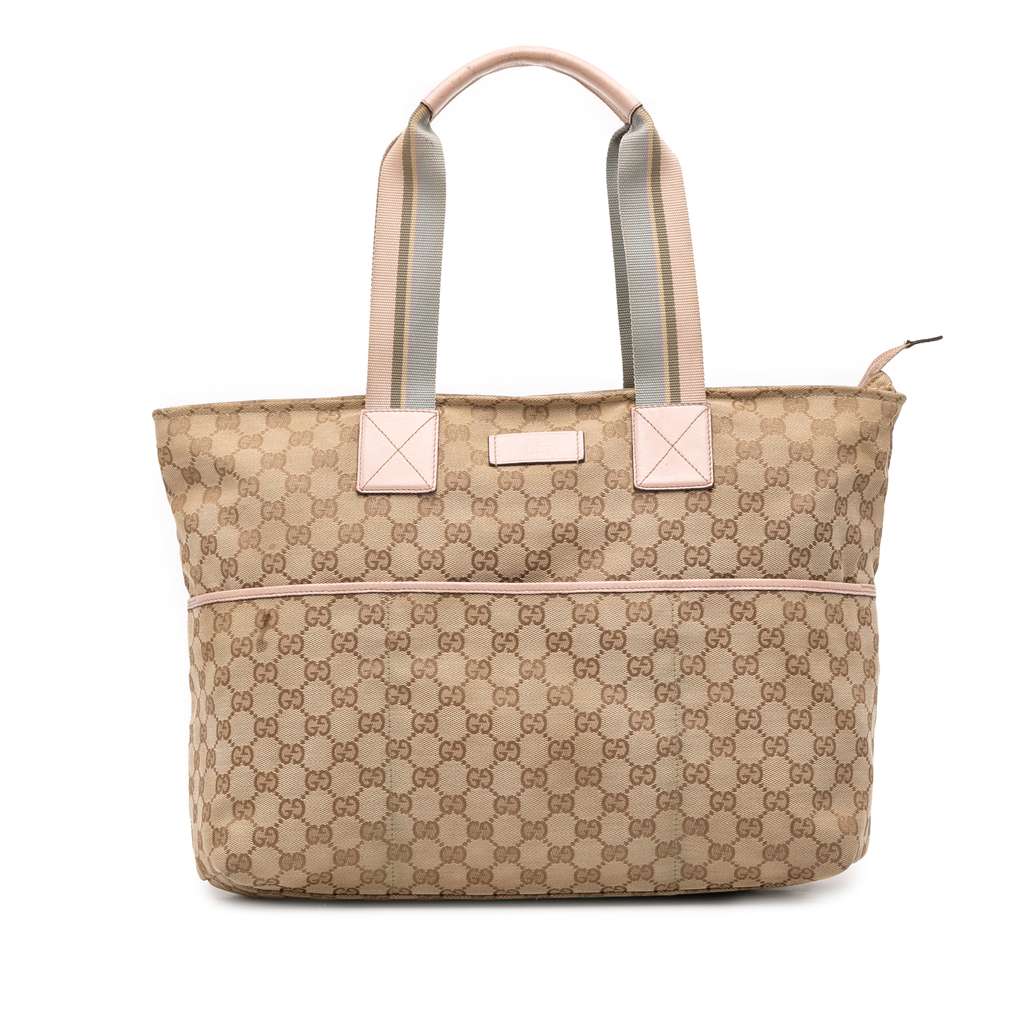 Gucci GG Canvas Web Tote