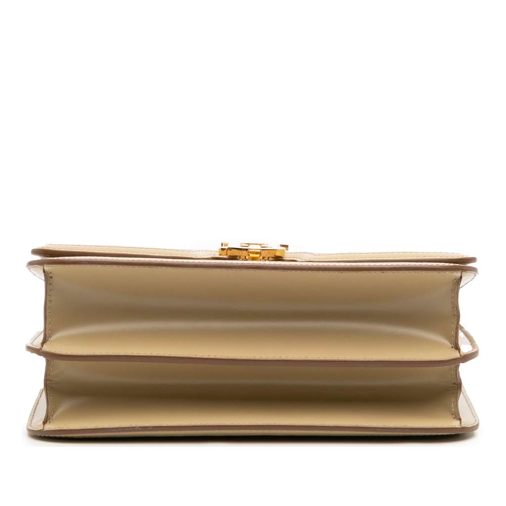 Burberry Medium TB Monogram Embossed Calfskin Chain Crossbody - Image 6