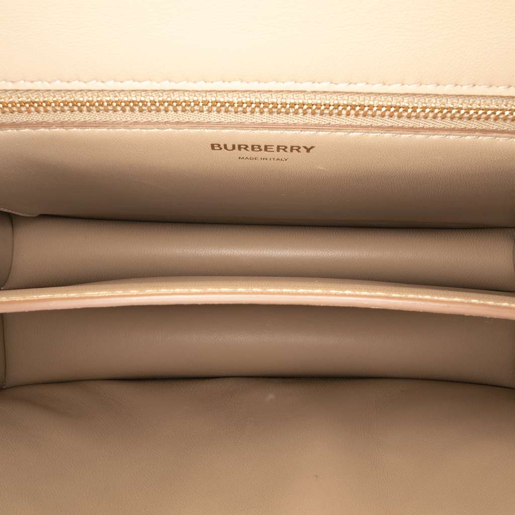 Burberry Medium TB Monogram Embossed Calfskin Chain Crossbody - 4