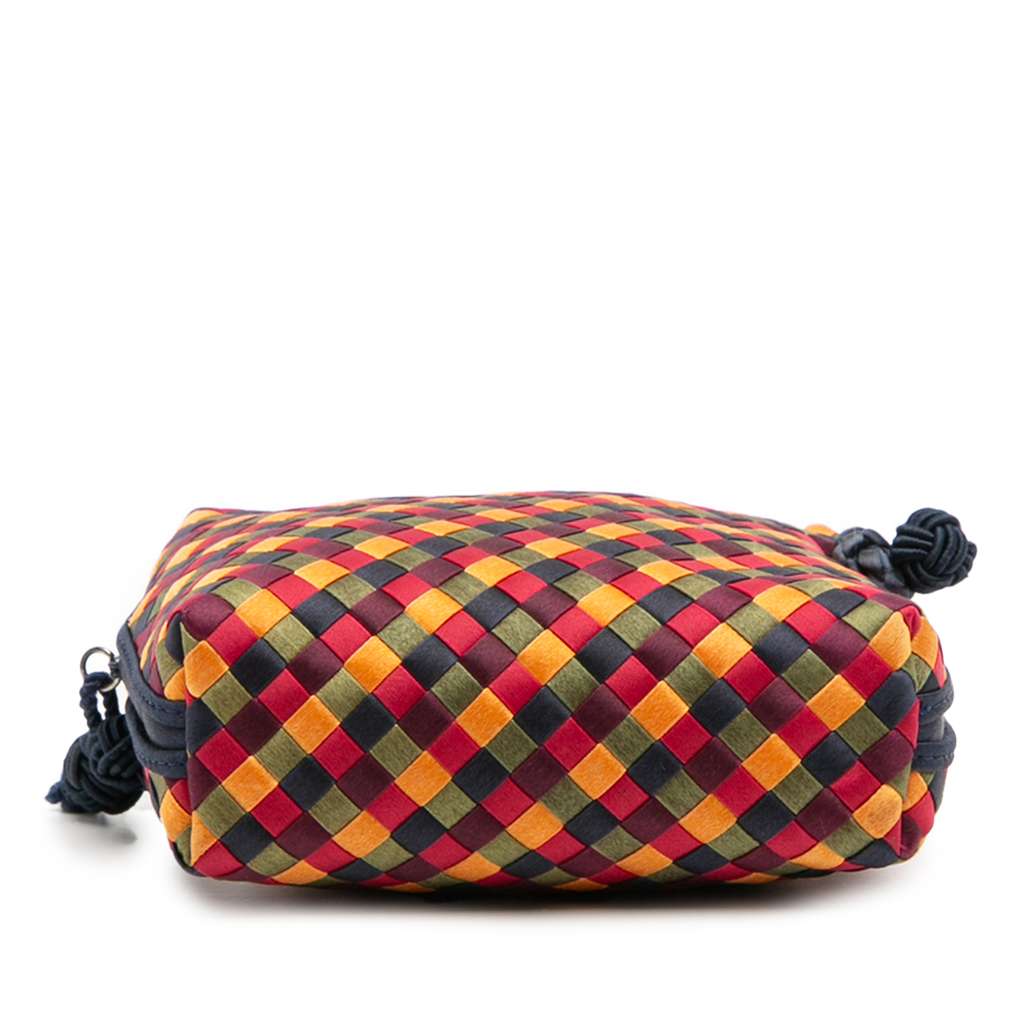 Bottega Veneta Mini Satin Intrecciato Multicolor Nodini Crossbody - Image 6