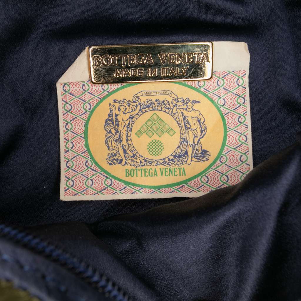 Bottega Veneta Mini Satin Intrecciato Multicolor Nodini Crossbody - Side view