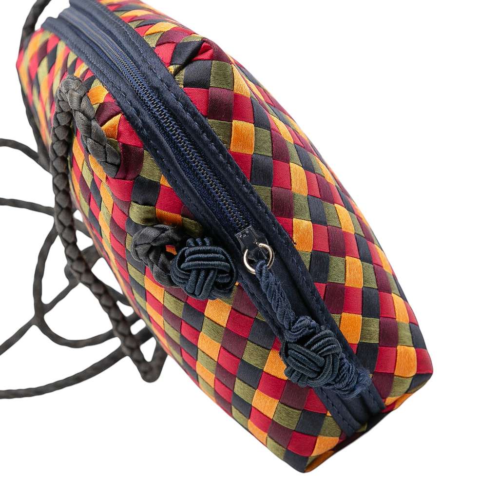 Bottega Veneta Mini Satin Intrecciato Multicolor Nodini Crossbody - Detail 2