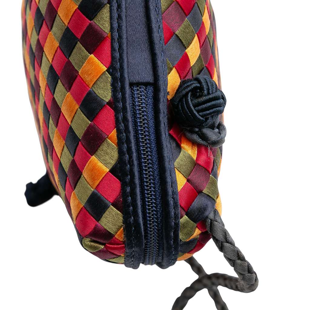 Bottega Veneta Mini Satin Intrecciato Multicolor Nodini Crossbody - Image 11