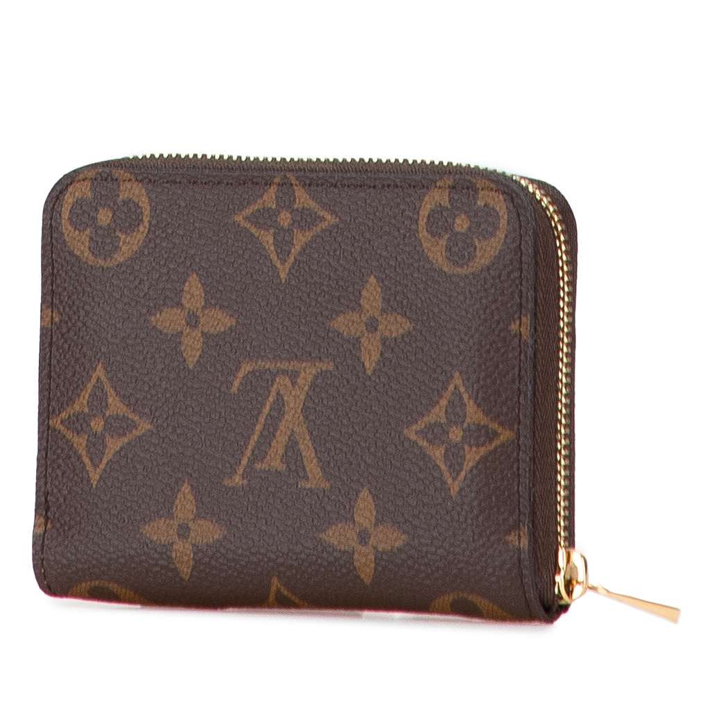 Louis Vuitton Monogram Zippy Coin Purse - Back view