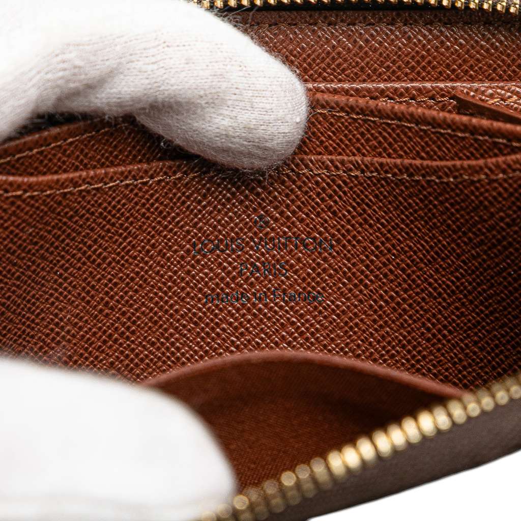 Louis Vuitton Monogram Zippy Coin Purse - Side view