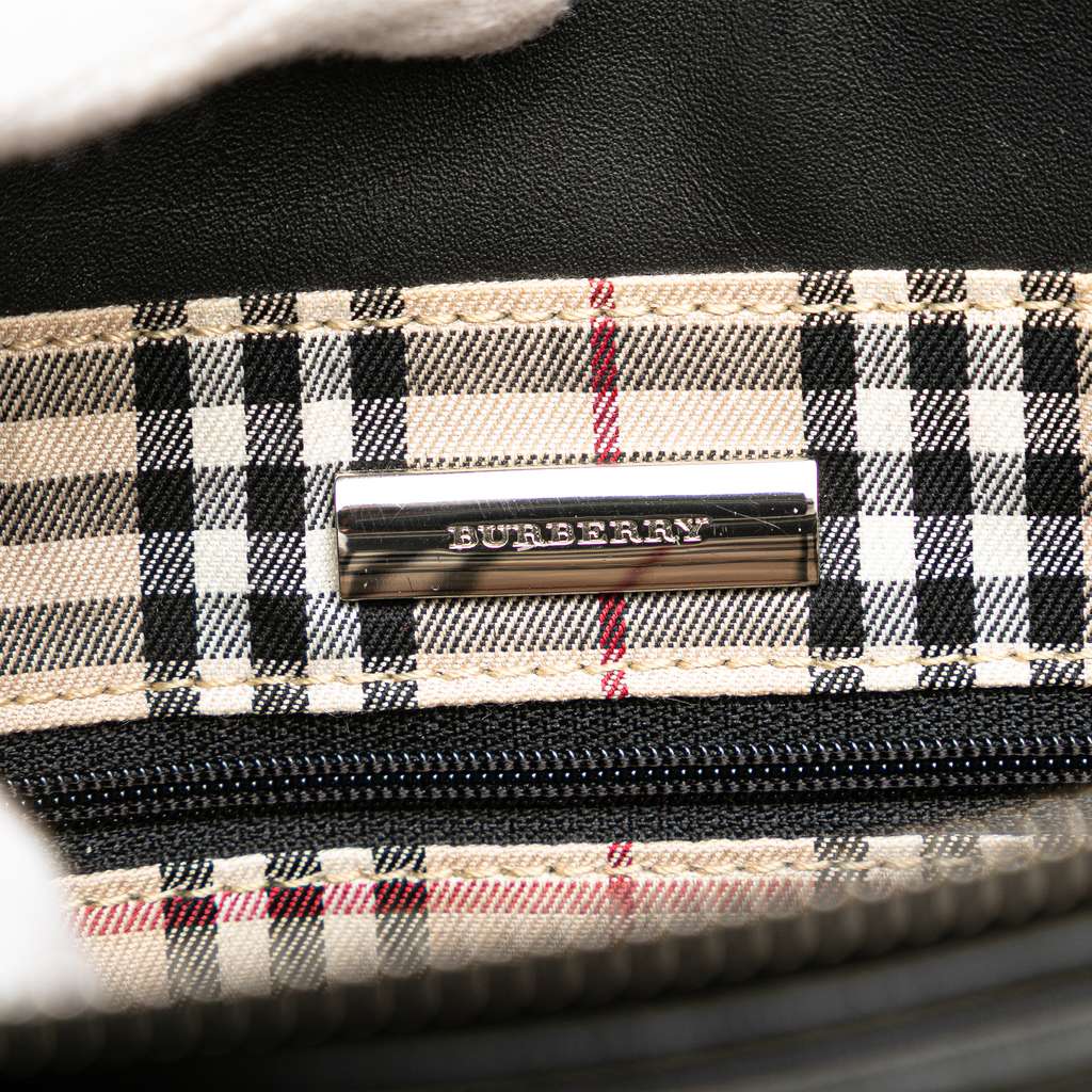 Burberry Leather Handbag - Side view