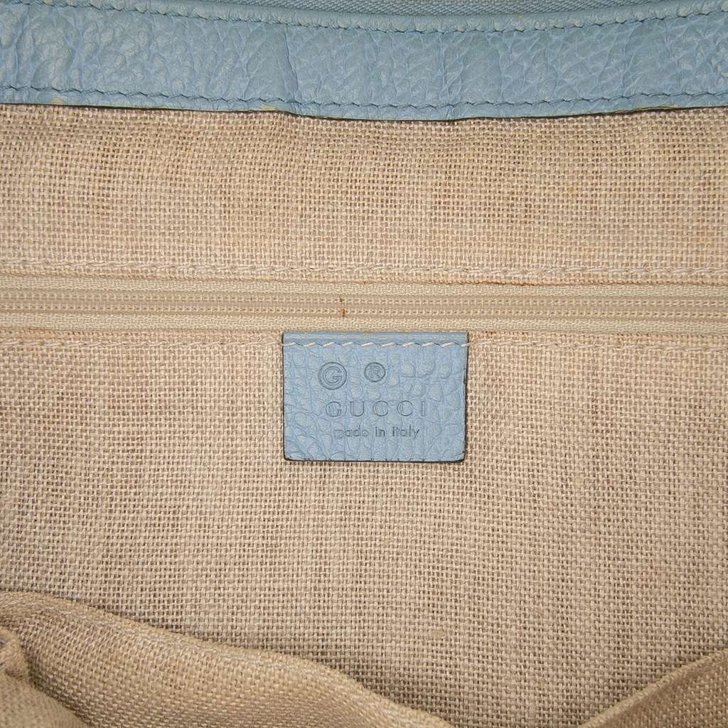 Gucci Leather Interlocking G Charmy Satchel - Side view