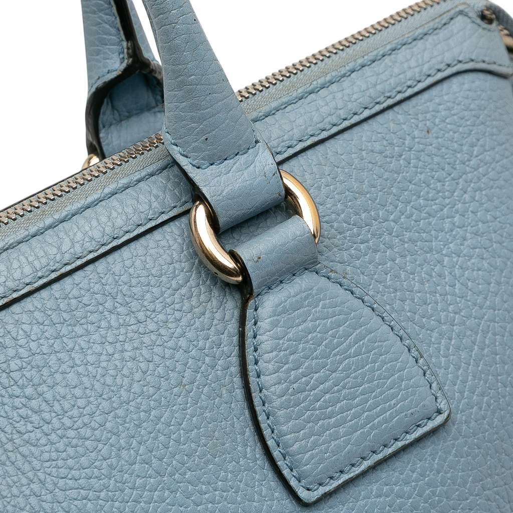 Gucci Leather Interlocking G Charmy Satchel - Detail 2