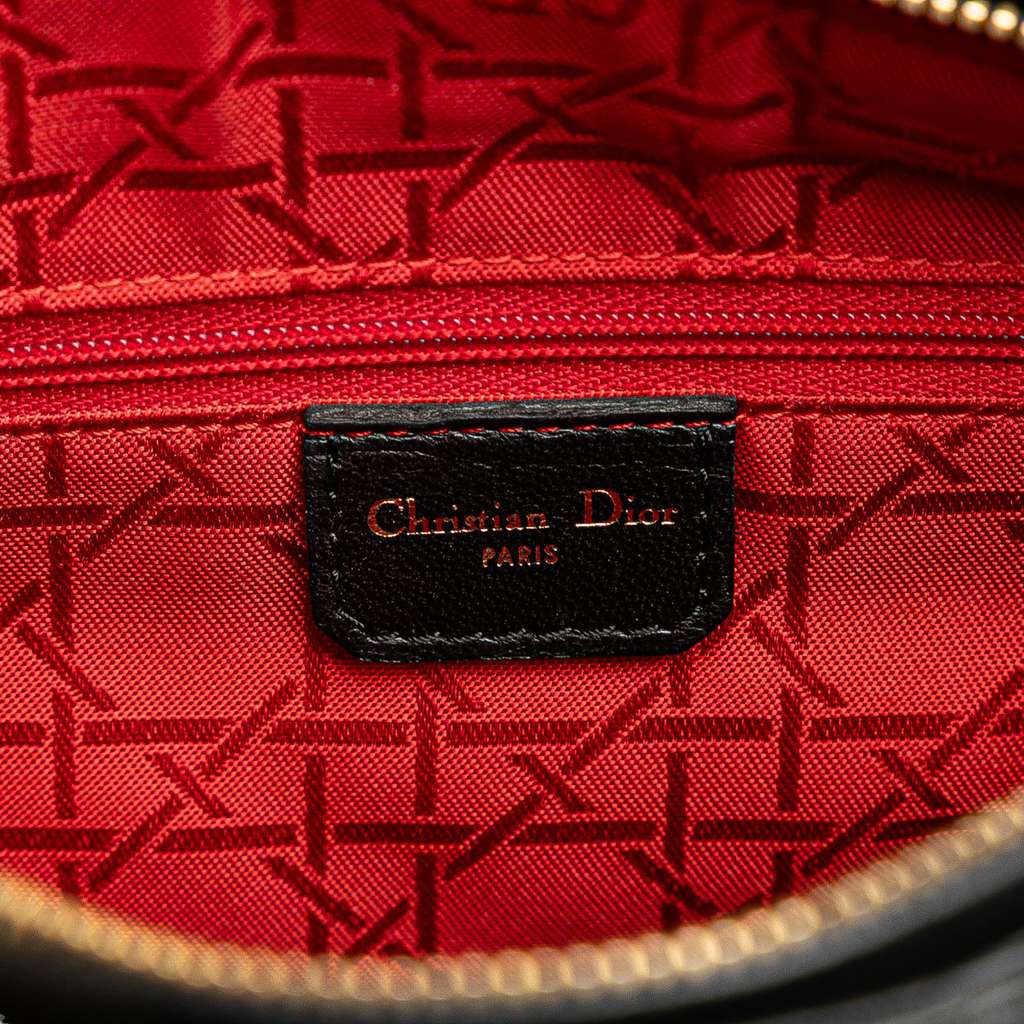 Dior Medium Lambskin Cannage Lady Dior - 5