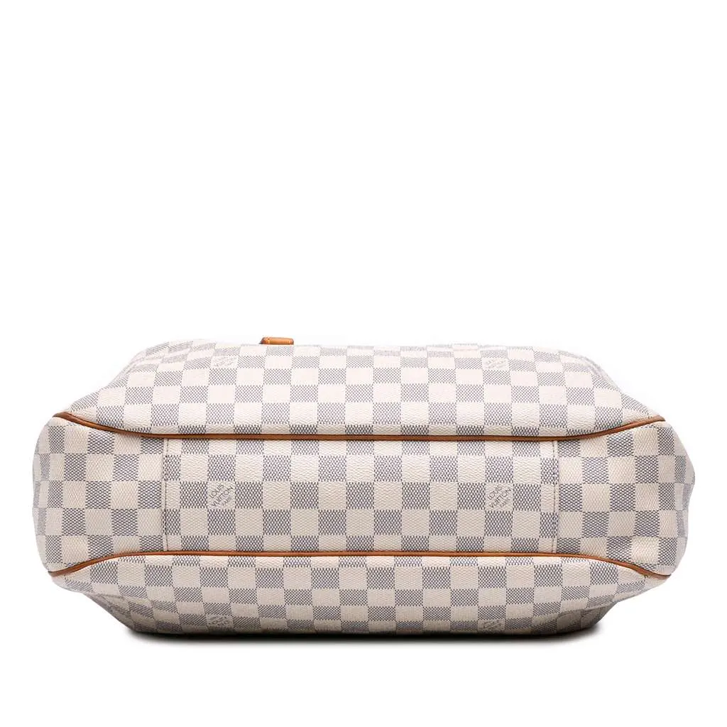 Louis Vuitton Damier Azur Evora MM White Good - Inside View
