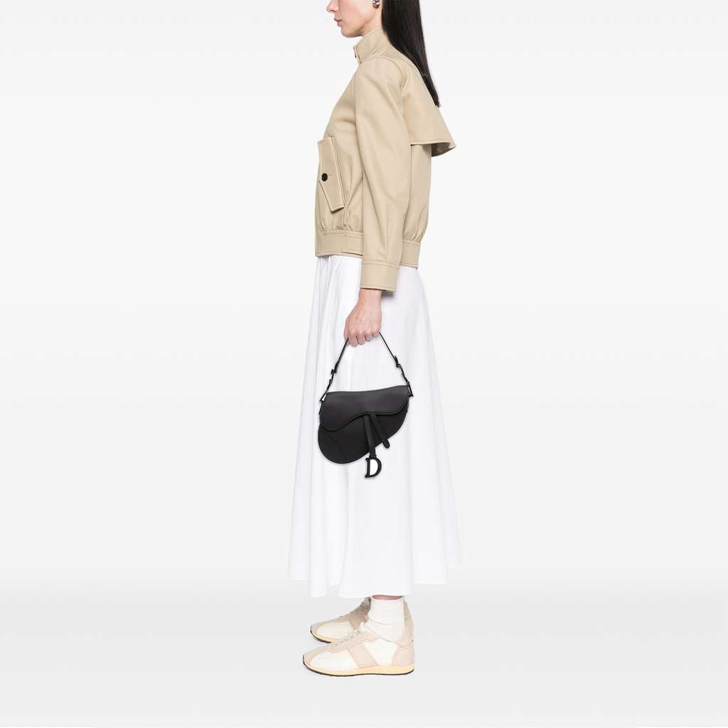 Dior Ultra Matte Calfskin Saddle Bag - Image 13