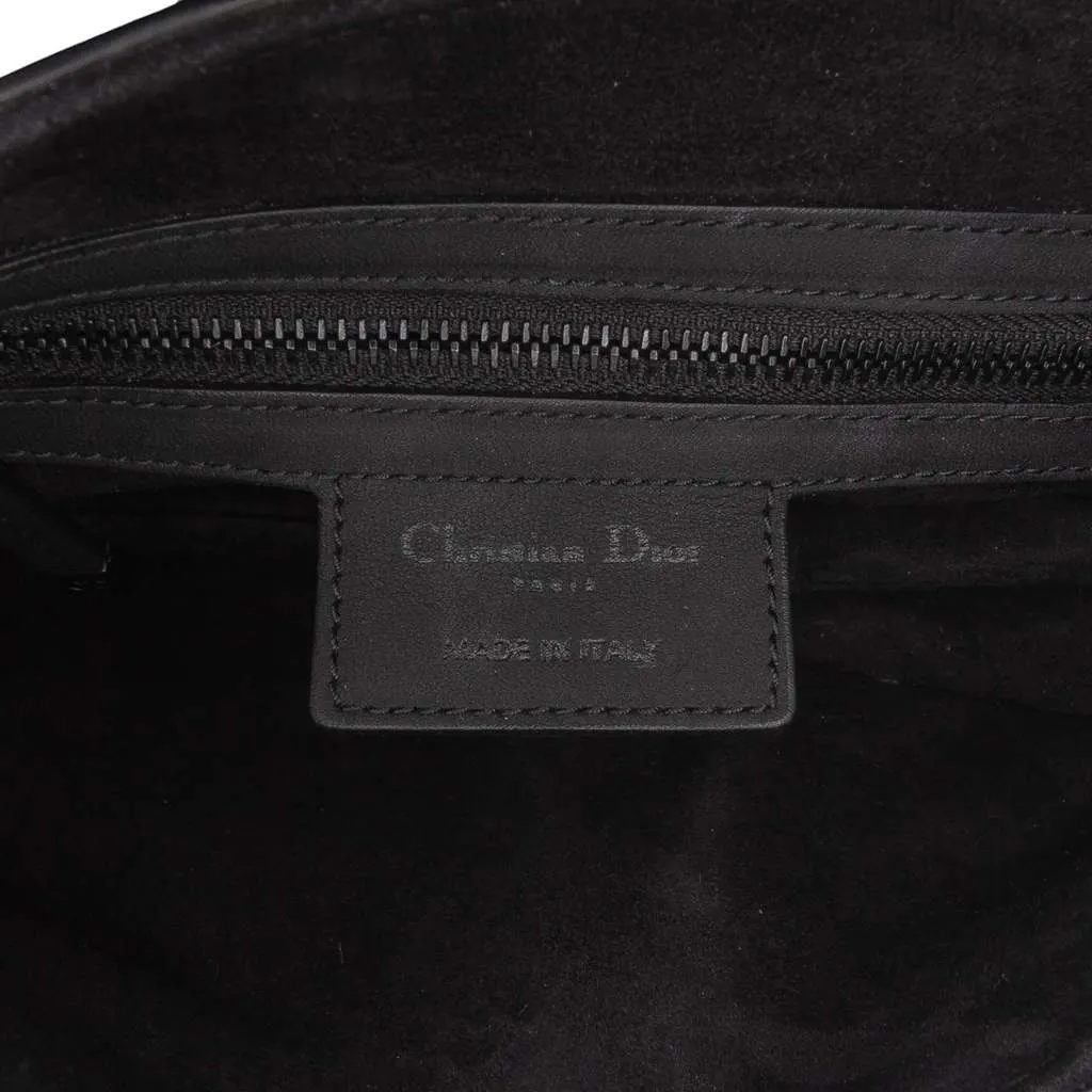 Dior Ultra Matte Calfskin Saddle Bag Black Leather Good - Box View