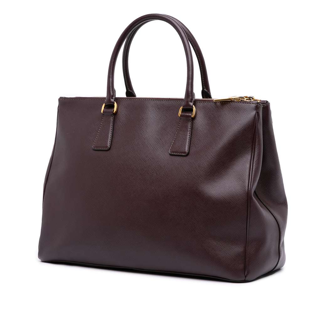 Prada Large Saffiano Lux Galleria Double Zip Tote - 2