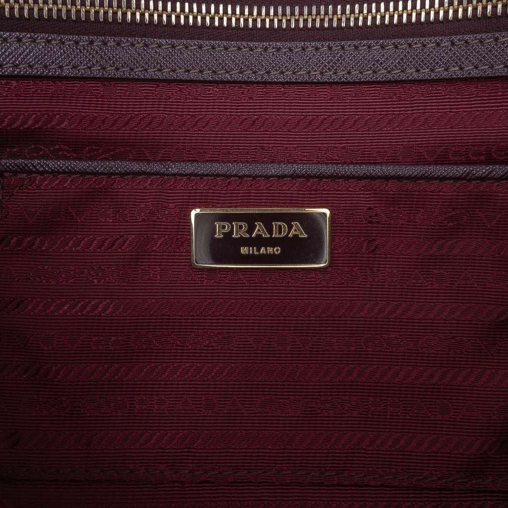 Prada Large Saffiano Lux Galleria Double Zip Tote - 5