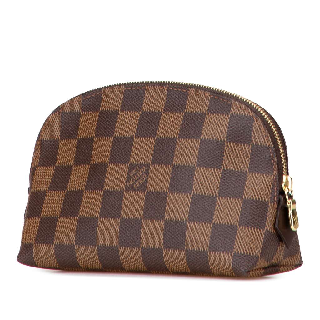 Louis Vuitton Damier Ebene Cosmetic Pouch PM - Back view