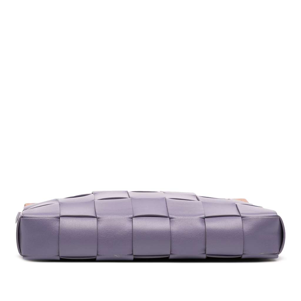 Bottega Veneta Lambskin Maxi Intrecciato The Snap Clutch - Image 6