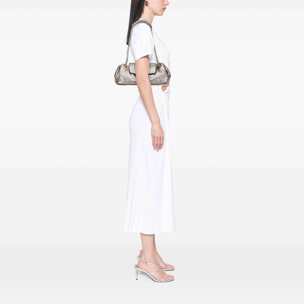 Chanel Metallic Perforated Calfskin Drill Accordion Flap - Image 12